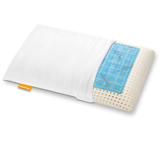 Memory GEL pillow soap shape 100% cotton removable cover with zip - Marcapiuma