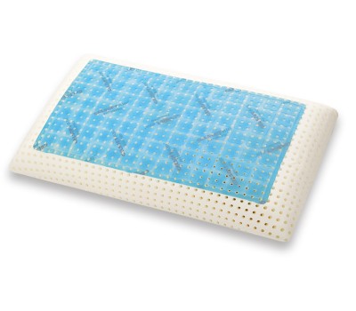 Oreiller Memory GEL forme savon doublure SILVER ANTISTRESS déhoussable avec zip - Marcapiuma 2