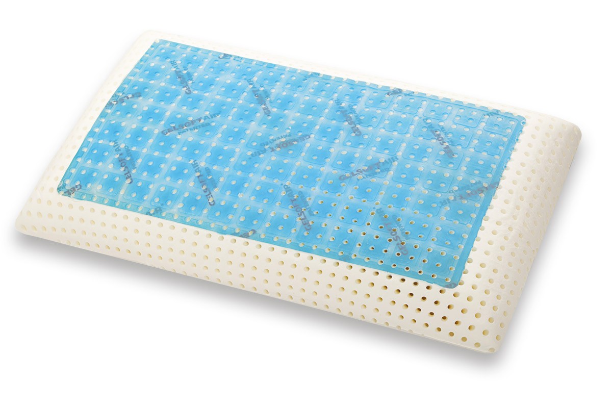 Almohada de gel viscoelástico con forma de jabón, especial gel fresco perforado - Marcapiuma