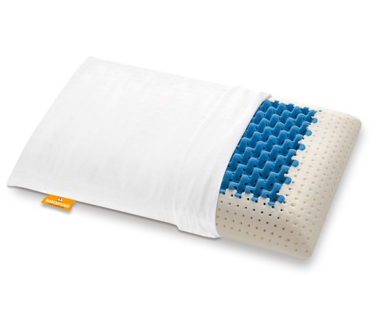 Cuscino in Memory modello Air Massage inserto traspirante Fodera sfoderabile 100% Cotone - Marcapiuma