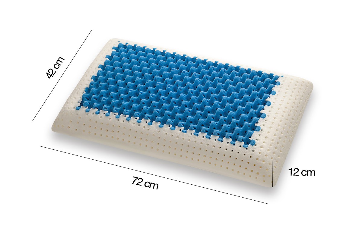 Memory foam pillow model Air Massage breathable insert measurements - Marcapiuma