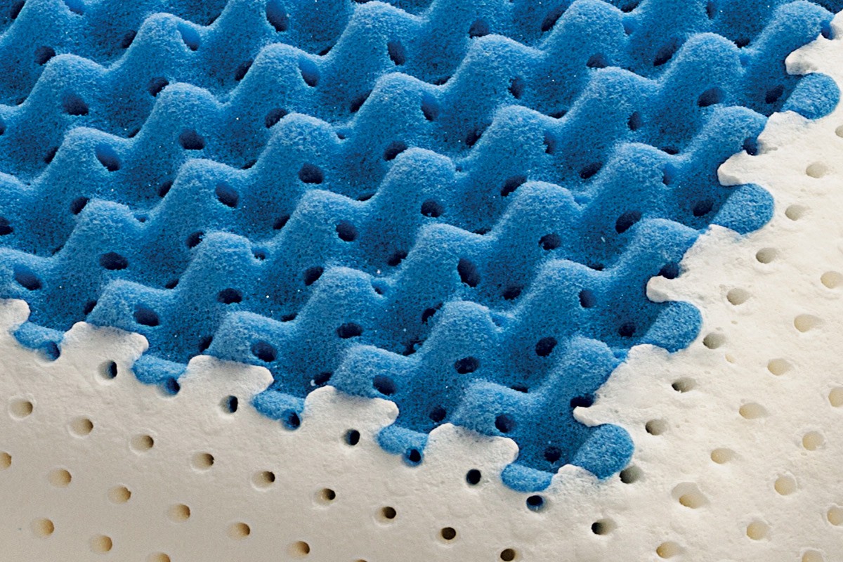 Memory Foam-Kissen Modell Air Massage, spezieller atmungsaktiver Einsatz - Marcapiuma