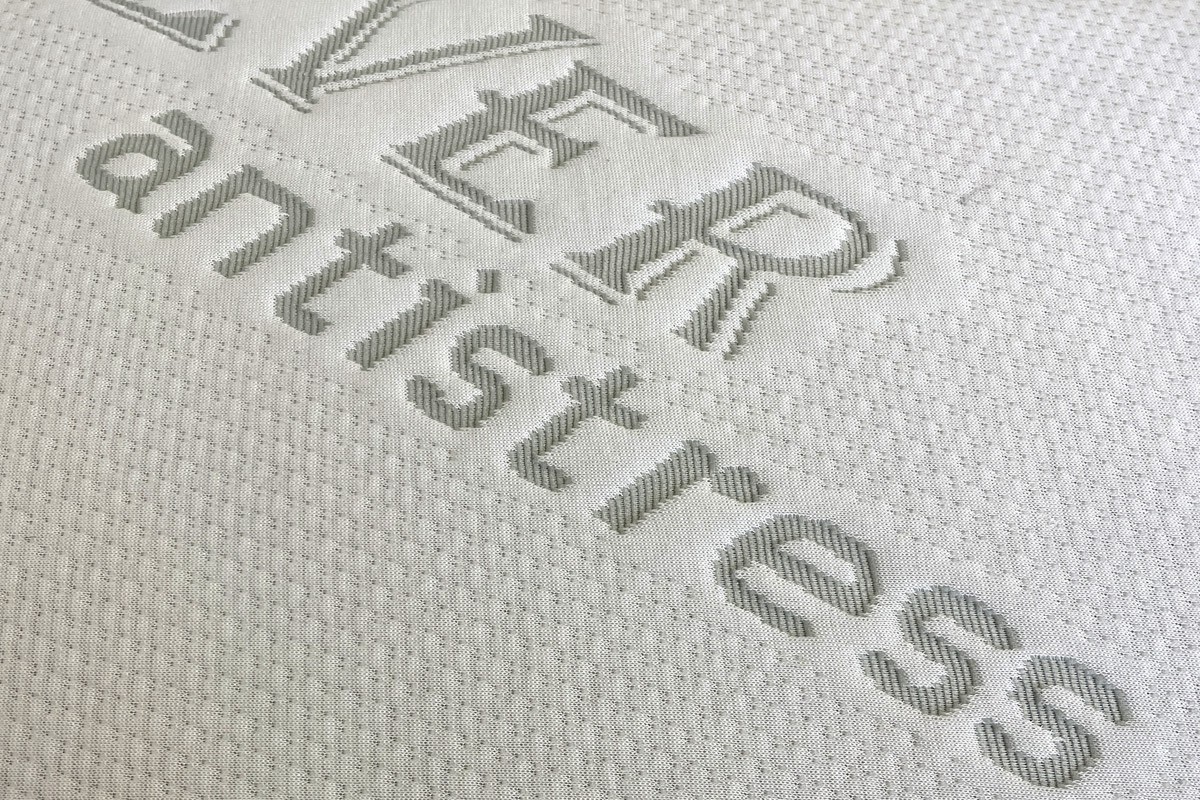 Pillow with removable lining in special Silver Antistress fabric - Marcapiuma