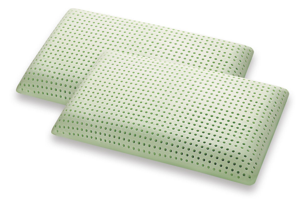 Pair of Memory Pillows Model Bio Green Soap Shape - Marcapiuma