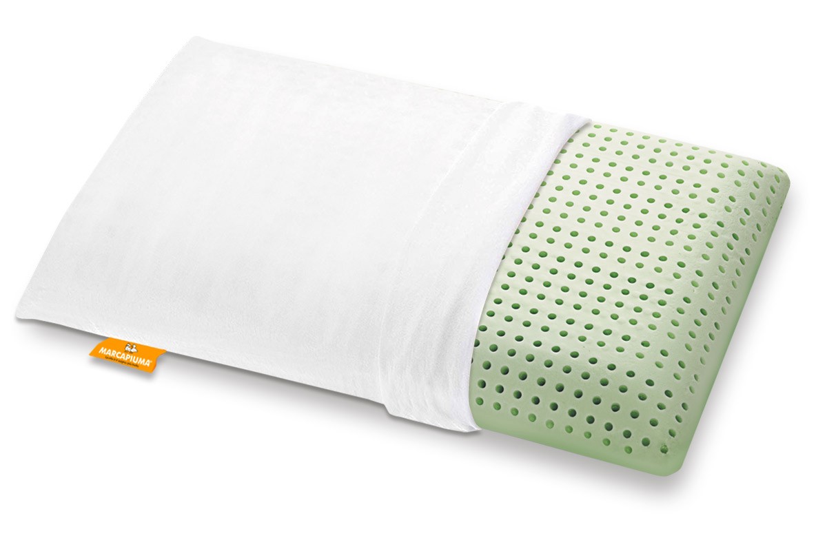 Memory Foam Pillow Bio Green Model Soap Shape 100% Cotton Cover - Marcapiuma
