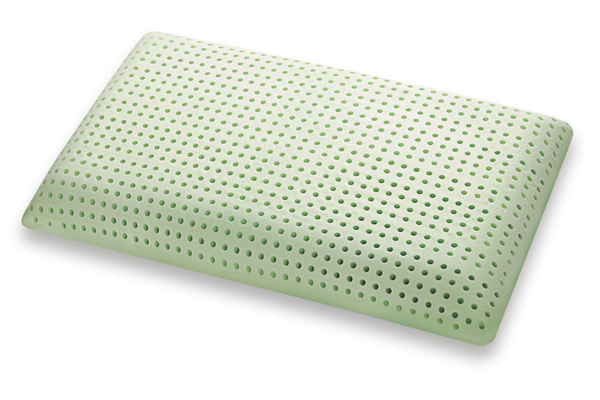 Oreiller en mousse à mémoire de forme Bio Green, modèle savon - Marcapiuma