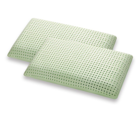 Pair of Memory Pillows Model Bio Green Soap Shape - Marcapiuma