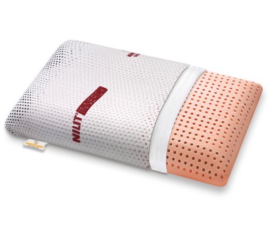 Washable Memory pillow model BIO CLEAN cover with zip NILIT INNERGY - Marcapiuma