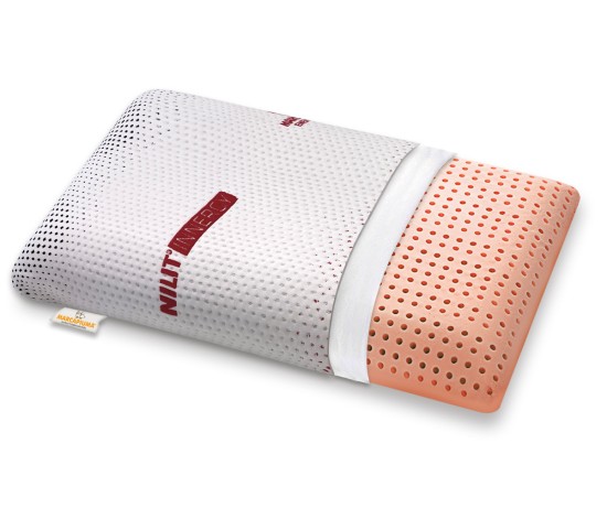 Waschbares Memory-Kissen Modell BIO CLEAN Bezug mit Reißverschluss NILIT INNERGY - Marcapiuma