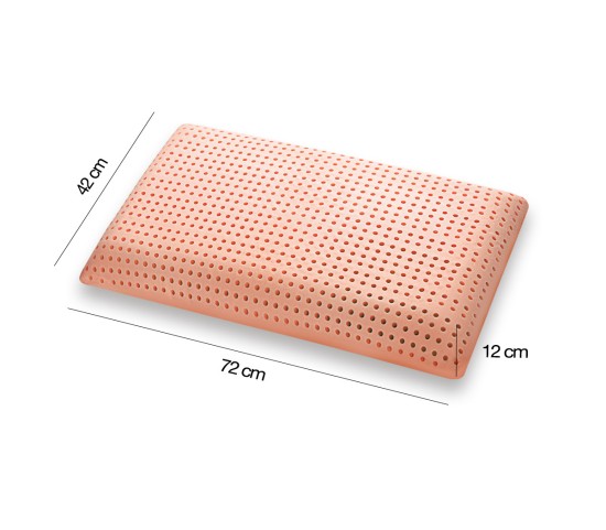 Oreiller à mémoire de forme lavable modèle BIO CLEAN dimensions - Marcapiuma