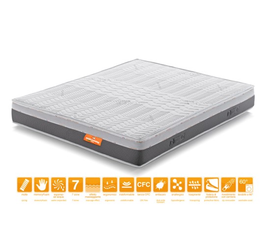 Spring mattress model MEMORY ON TOP 800 - Marcapiuma