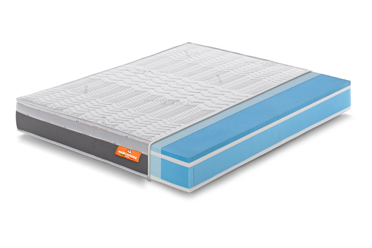 Materasso a molle 800 Memory matrimoniale Rivestimento Silver sfoderabile - Marcapiuma