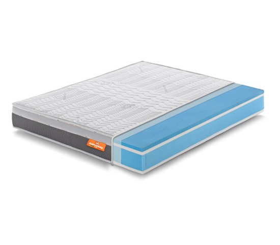 Materasso a molle 800 Memory matrimoniale Rivestimento Silver sfoderabile - Marcapiuma