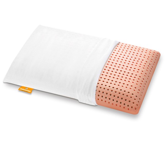 Cuscino in Memory lavabile modello BIO CLEAN fodera con cerniera 100% Cotone - Marcapiuma