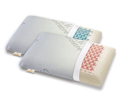 Memory-Kissenpaar Miss Pink und Mister Blue Seifenform SILVER ANTISTRESS Bezug - Marcapiuma