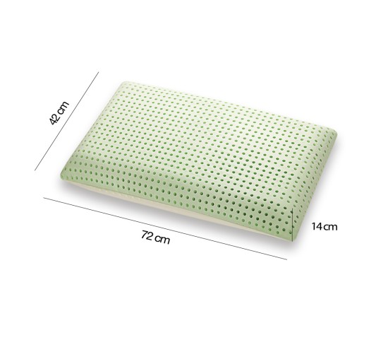 Cuscino in Memory modello Bio Double Aloe misure - Marcapiuma