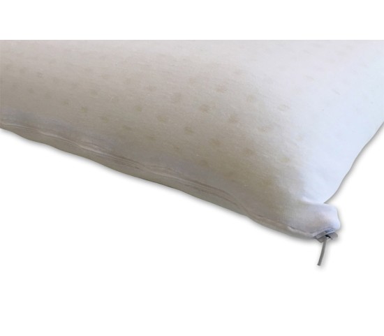 Housse de oreiller 100% coton déhoussable avec fermeture éclair - Marcapiuma