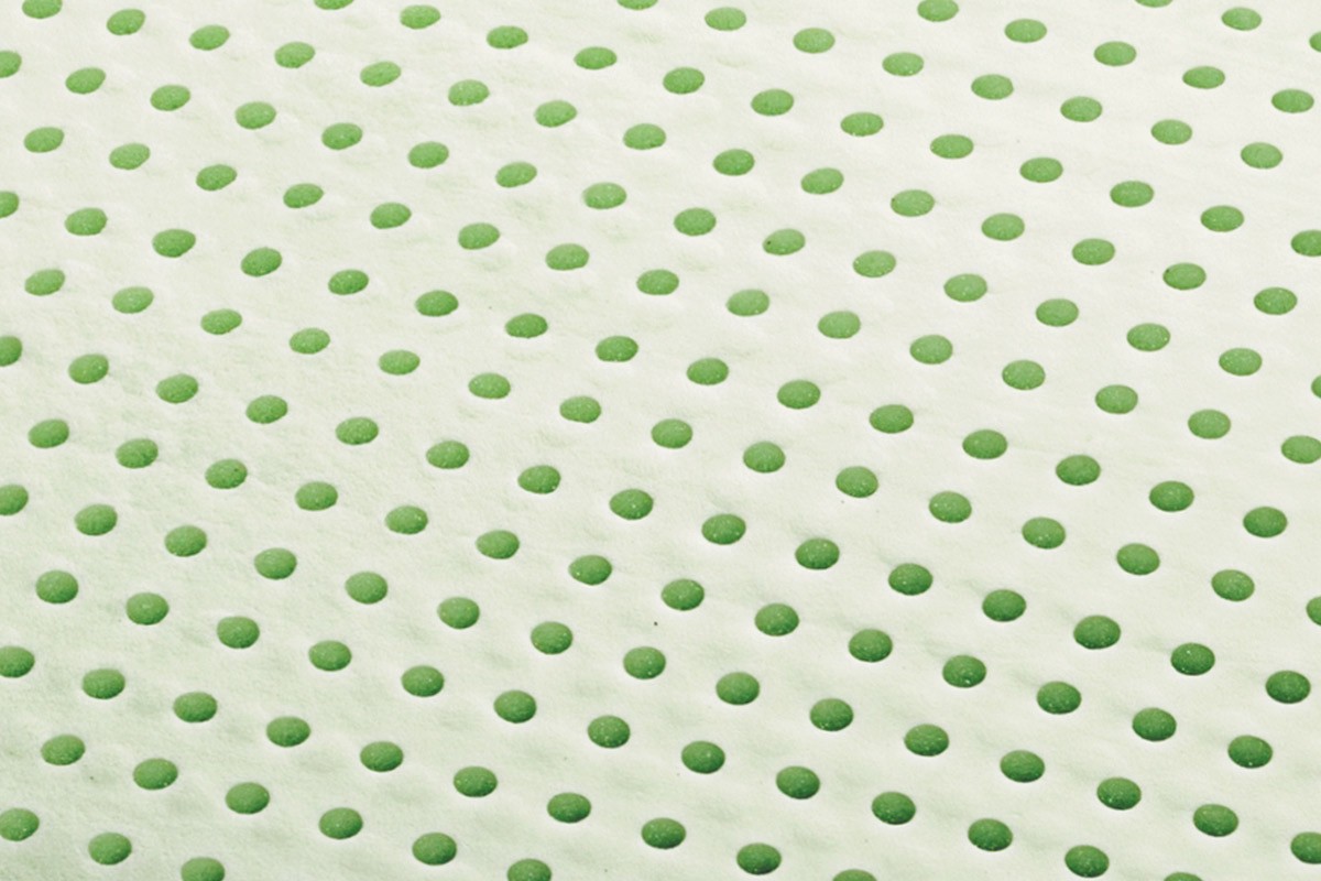 Oreiller à mémoire de forme Aloe détail perforé - Marcapiuma