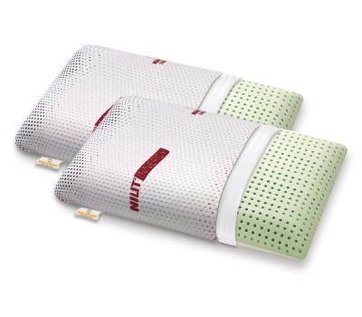 Pair of Memory Pillows model Bio Double Aloe cover Nilit Innergy - Marcapiuma