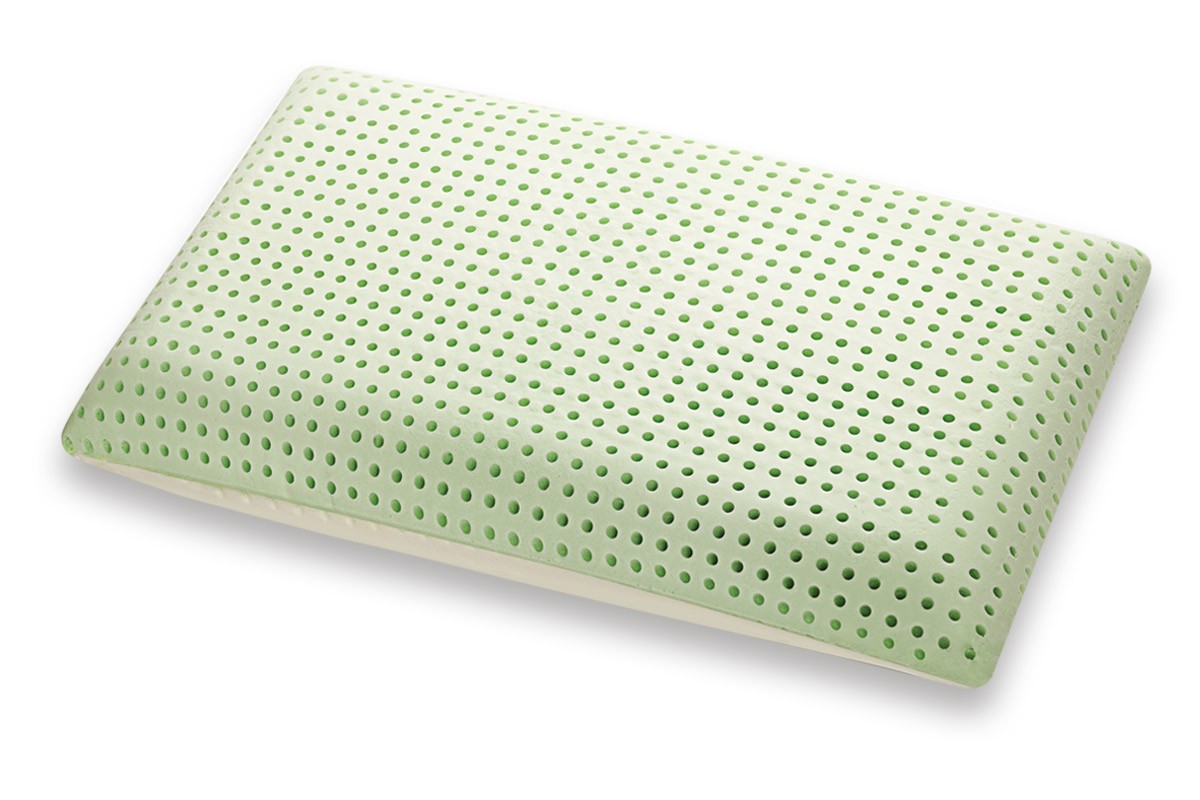 Memory-Kissen Modell Bio Double Aloe grün perforiert - Marcapiuma