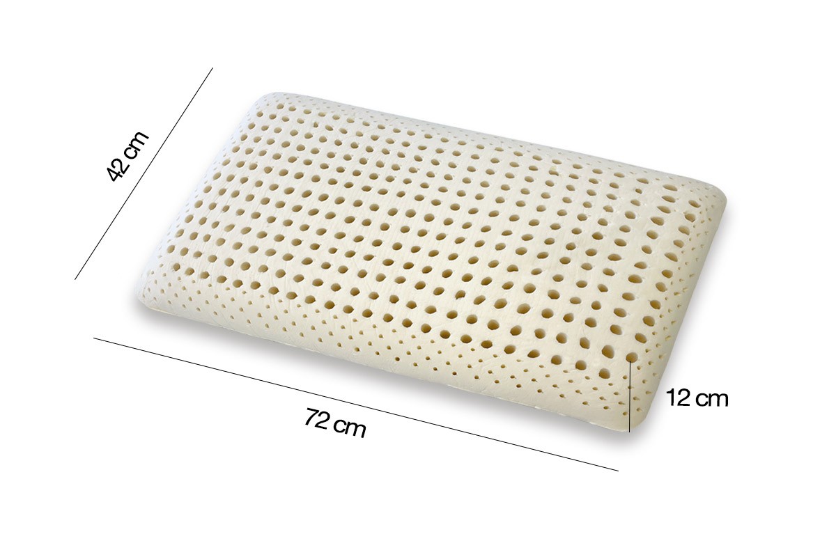 Oreiller Latex Naturel modèle Savon - Marcapiuma