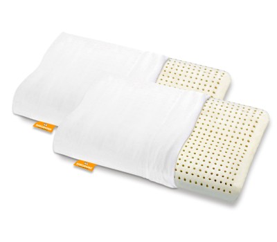 Natural Latex Pillow Wave-Shaped - Helps keeping a natural position