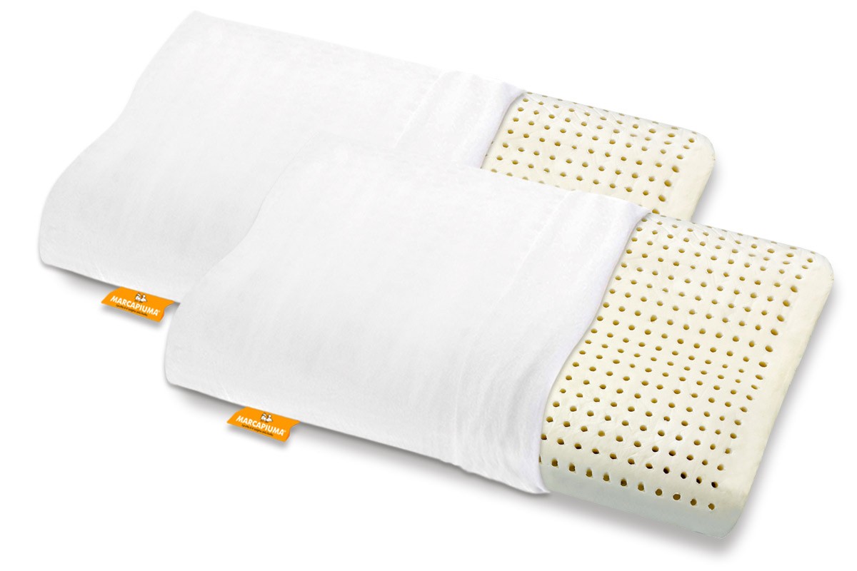 Natural Latex Pillow Wave-Shaped - Helps keeping a natural position