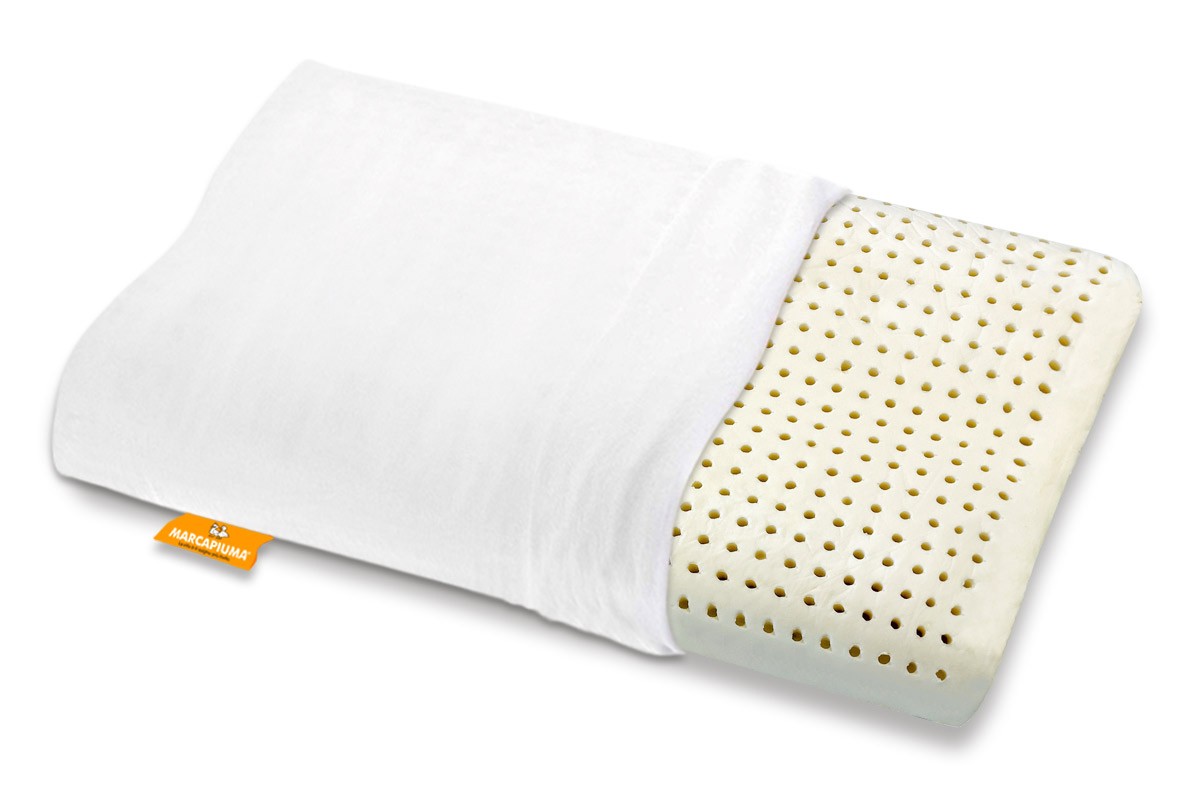 Natural Latex Pillow Wave-Shaped - Helps keeping a natural position
