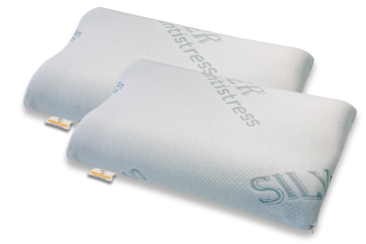Memory pillow model SLOW MEMORY wave-shaped