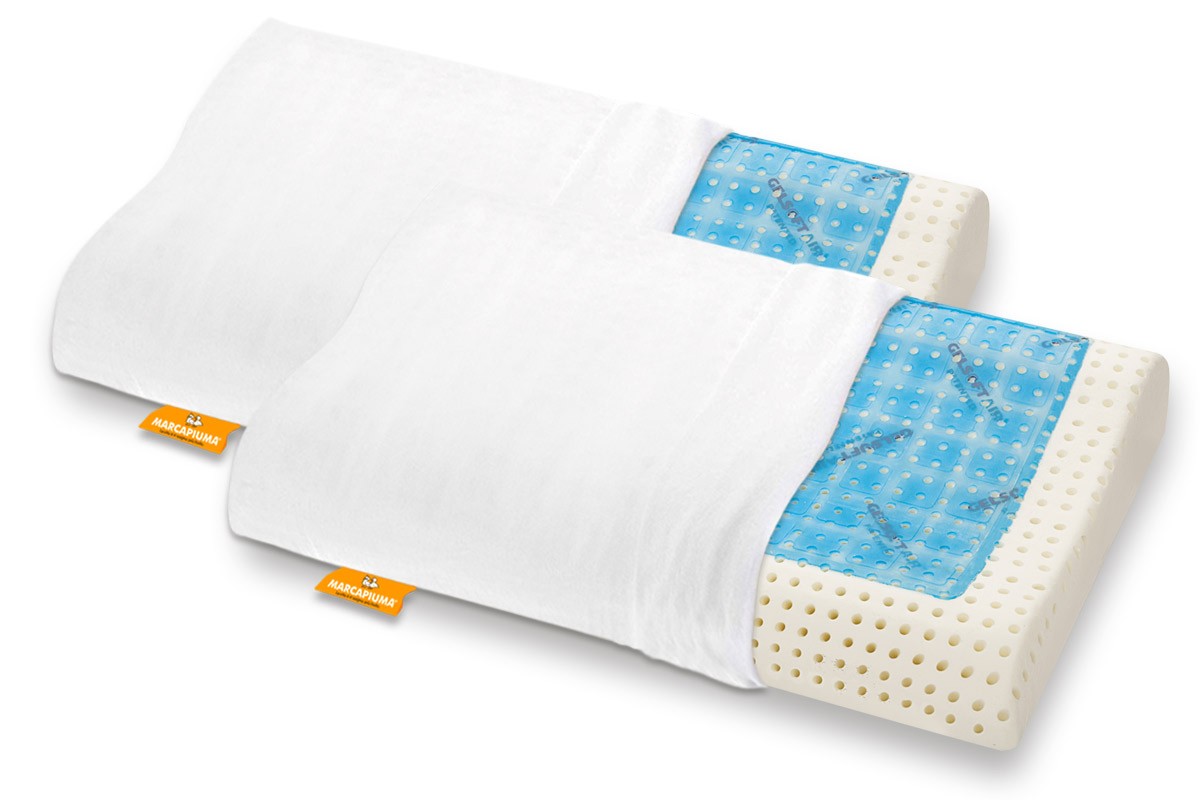 Memory pillow MEMORY GEL wave-shaped