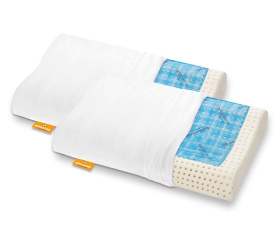 Memory pillow MEMORY GEL wave-shaped