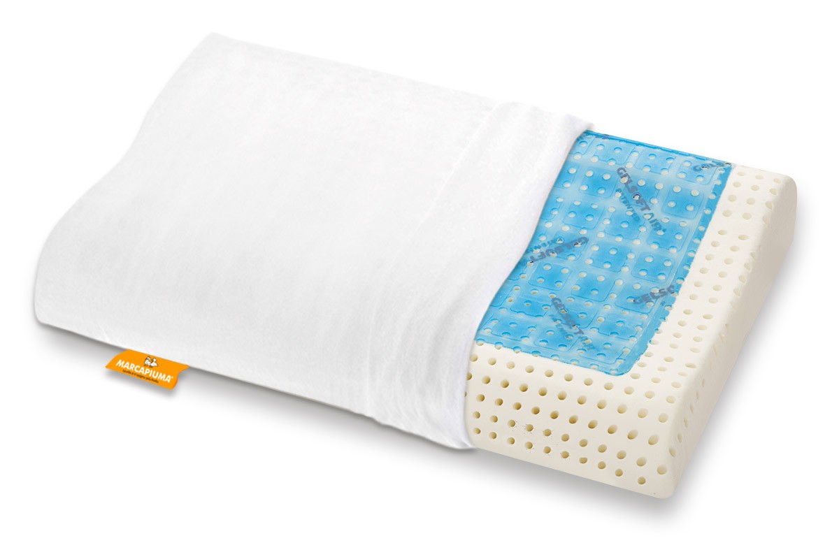 Memory pillow MEMORY GEL wave-shaped