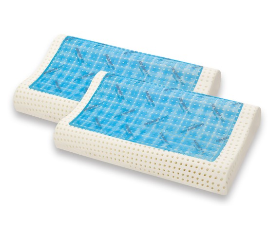 Memory pillow MEMORY GEL wave-shaped
