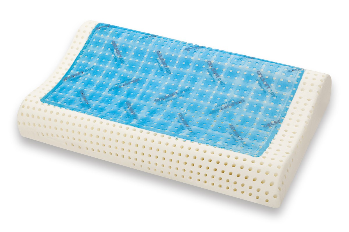 Cuscino in Memory Soft Gel forma doppiaonda - Marcapiuma