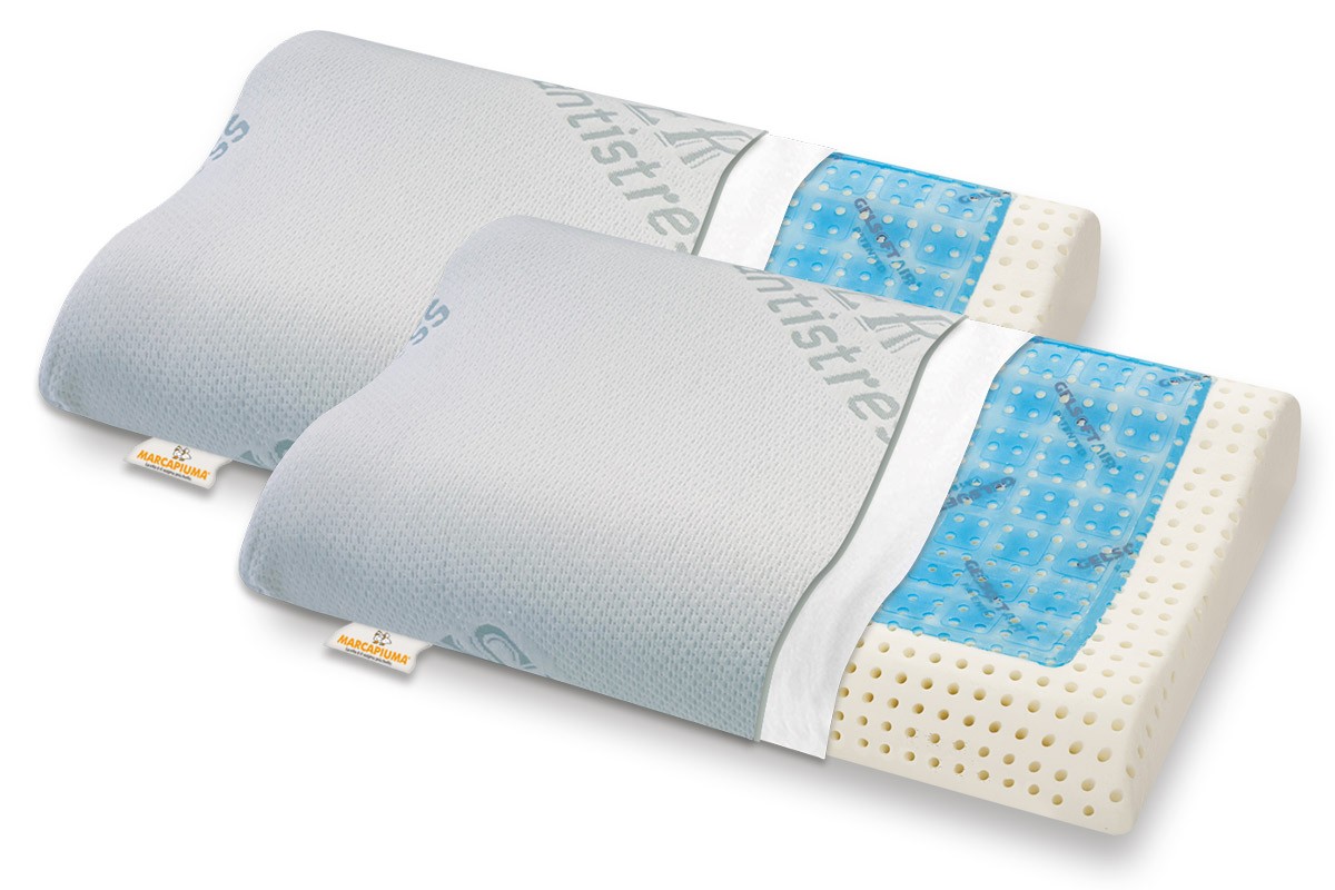 Gel Memory Foam Pillow model Fresh Gel wave-shaped