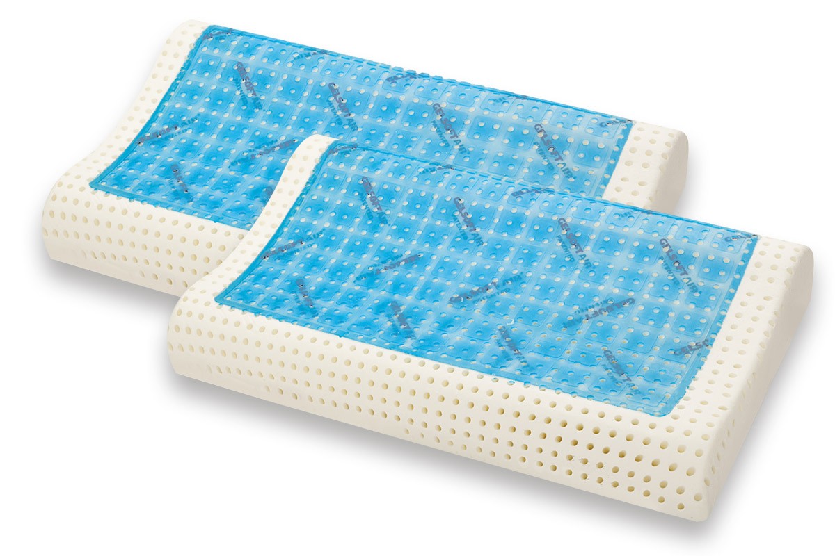 Gel Memory Foam Pillow model Fresh Gel wave-shaped