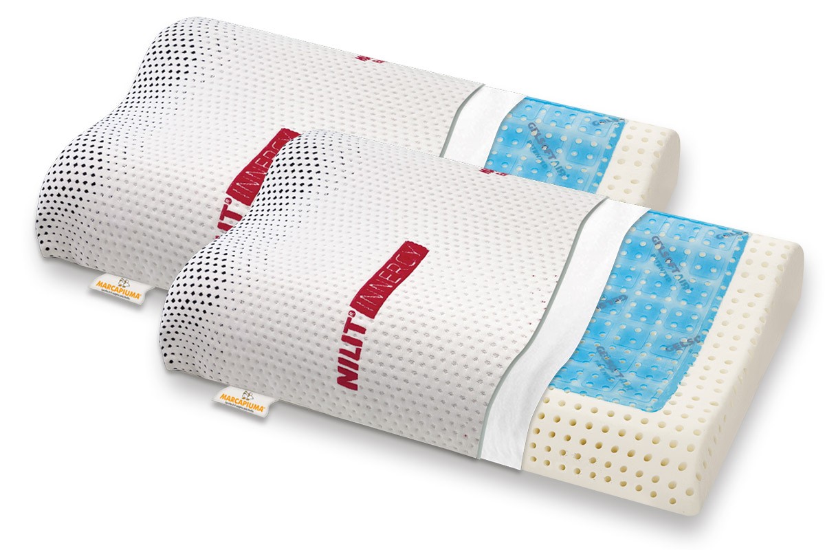 Gel Memory Foam Pillow model Fresh Gel wave-shaped
