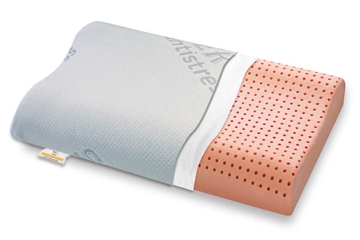 Almohada viscoelástica lavable modelo BIO CLEAN cervical perforado