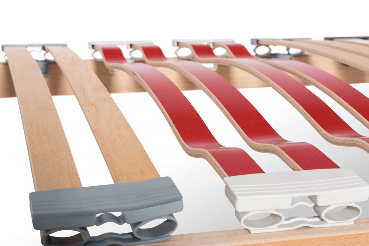 Rete a doghe Nature Med Fissa in legno di faggio ali di gabbiano - Marcapiuma