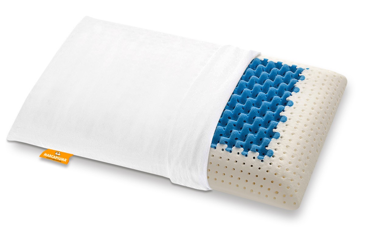 Cuscino in Memory modello AIR MASSAGE fodera cotone - Marcapiuma