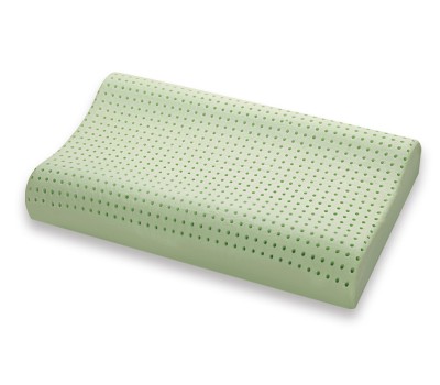 Memory Foam Pillow model BIO GREEN wave-shaped 2