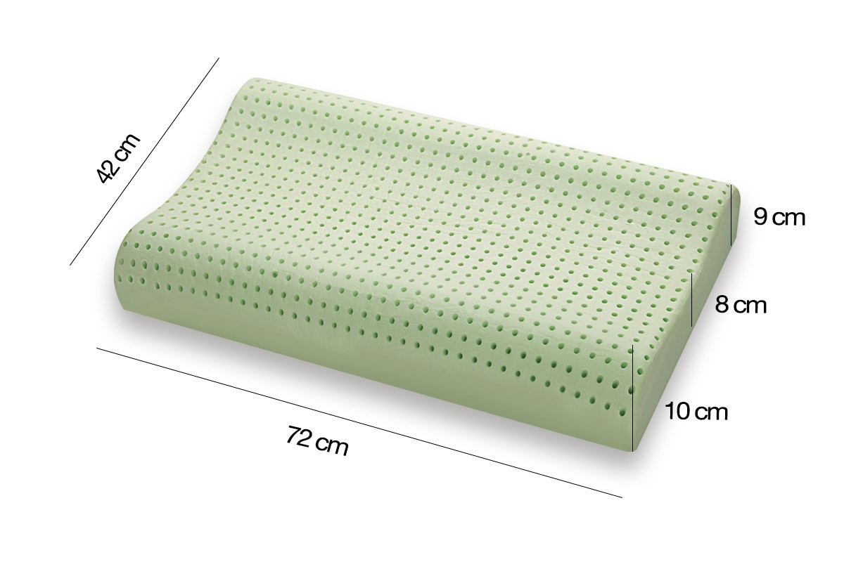 Memory-Kissen Modell BIO GREEN Doppelwelle
