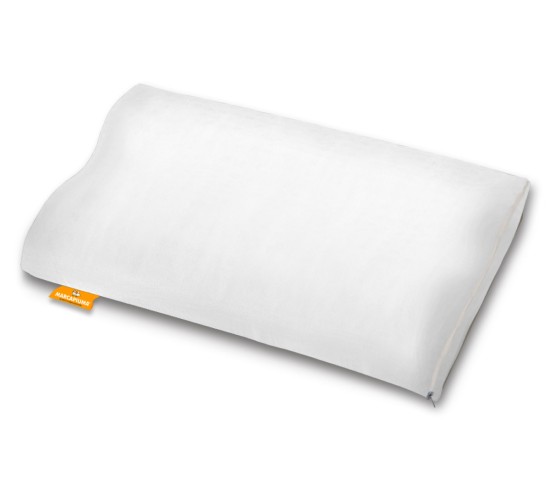 Memory Foam Pillow model BIO GREEN wave-shaped