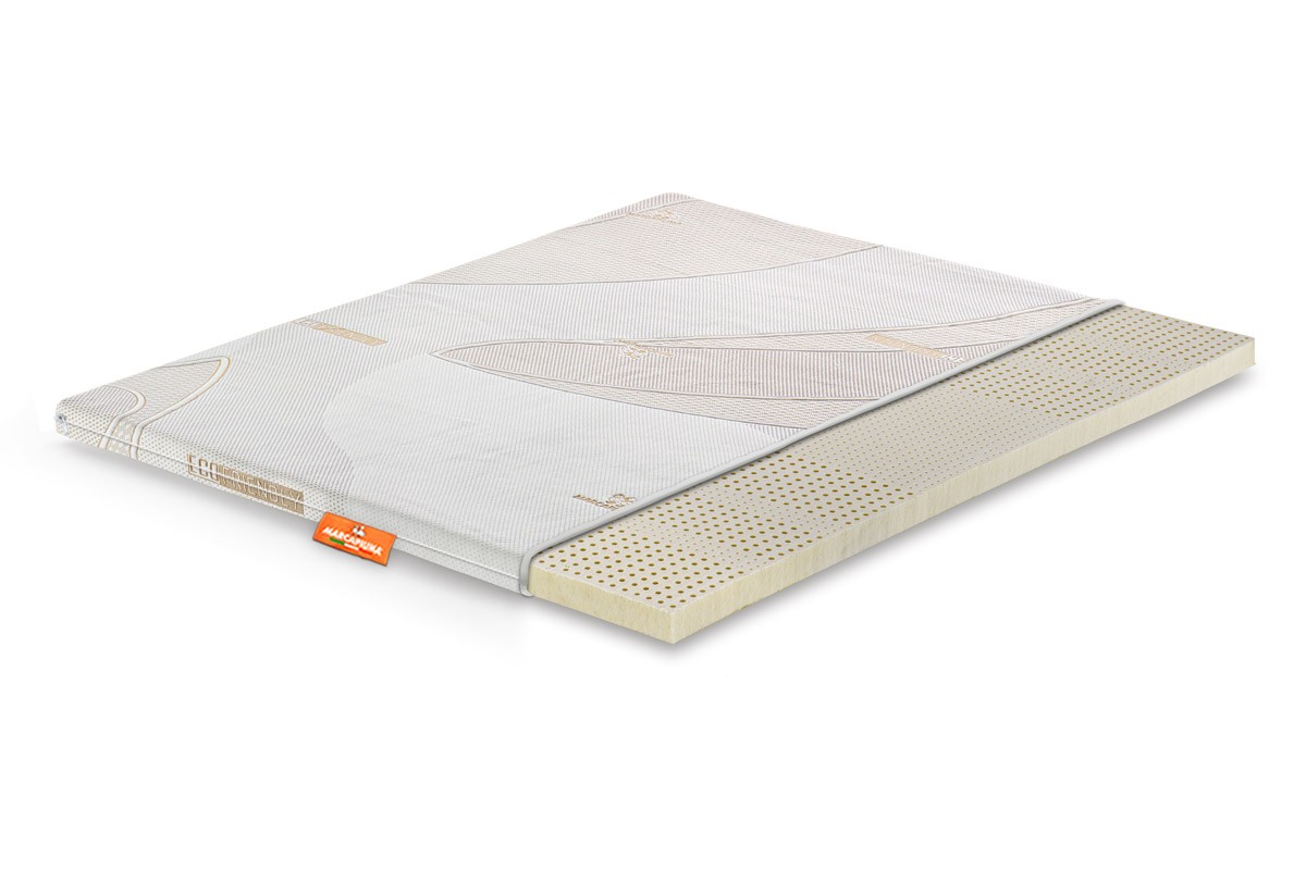 Surmatelas en Latex Modèle Ventus – Double – Housse Éco-Responsable SEZ – Marcapiuma