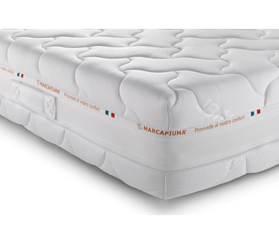 Latex-Doppelmatratze Modell Sevenlife 20 mit Silver-Baumwollbezug – Marcapiuma