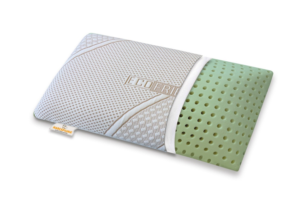 Memory-Kissen Modell DUMBO ALOE Seifenform abnehmbarer ECO-FRIENDLY-Bezug mit Reißverschluss - Marcapiuma