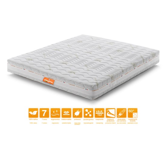 Matelas en Latex modèle SEVENLIFE 18 - Marcapiuma