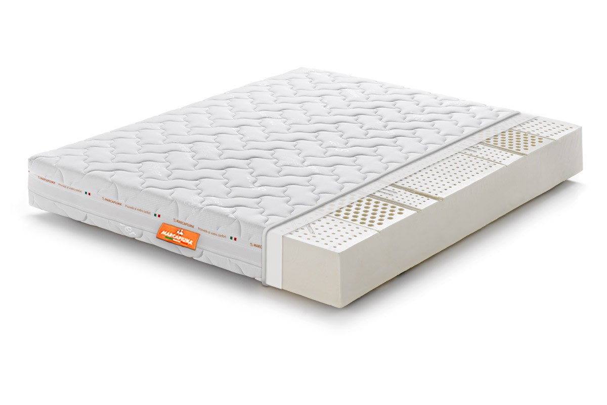 Matelas simple en latex modèle Sevenlife 20 avec revêtement Silver – Marcapiuma