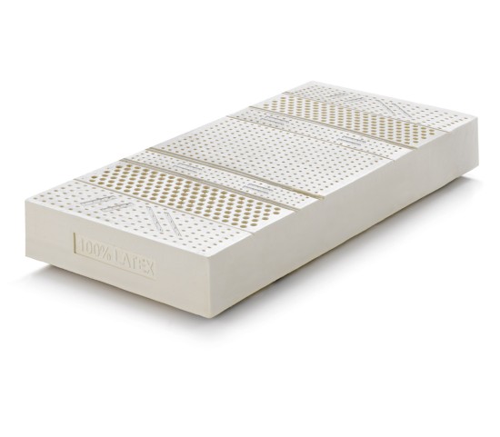 Matelas simple en latex modèle Sevenlife 20 avec housse en coton Nature – Marcapiuma