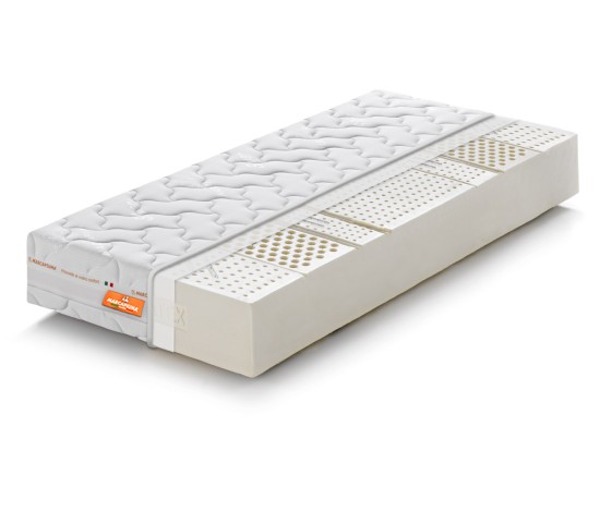 Materasso in Lattice singolo modello Sevenlife 20 rivestimento Silver Sez - Marcapiuma
